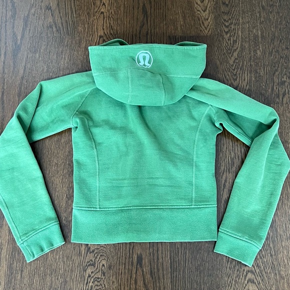 Lululemon Green Scuba Hoodie Size 4 - Picture 4 of 4